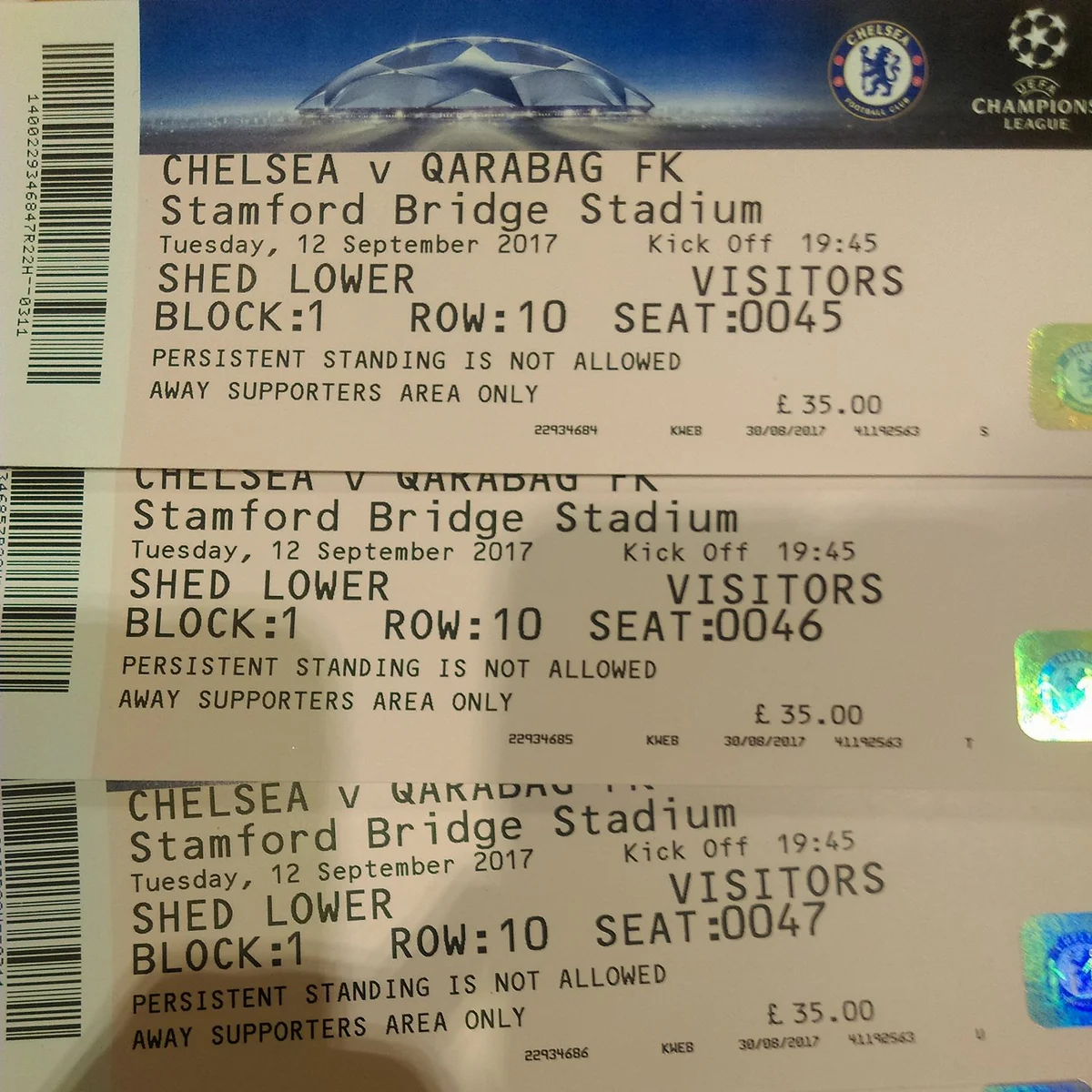 Проданы все билеты, присланные болельщикам Карабаха на матч с Челси