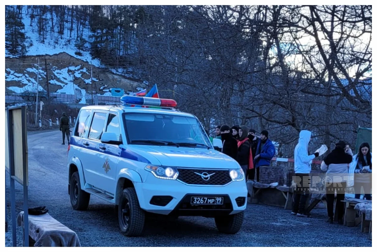 Xankəndi-Laçın yolunda sülhməramlıların 60 avtomobili maneəsiz keçib - YENİLƏNİB-11