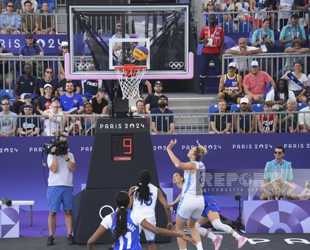 Paris-2024: Azərbaycanın qadınlardan ibarət 3x3 basketbol millisi növbəti görüşünə çıxıb - YENİLƏNİB - 2
