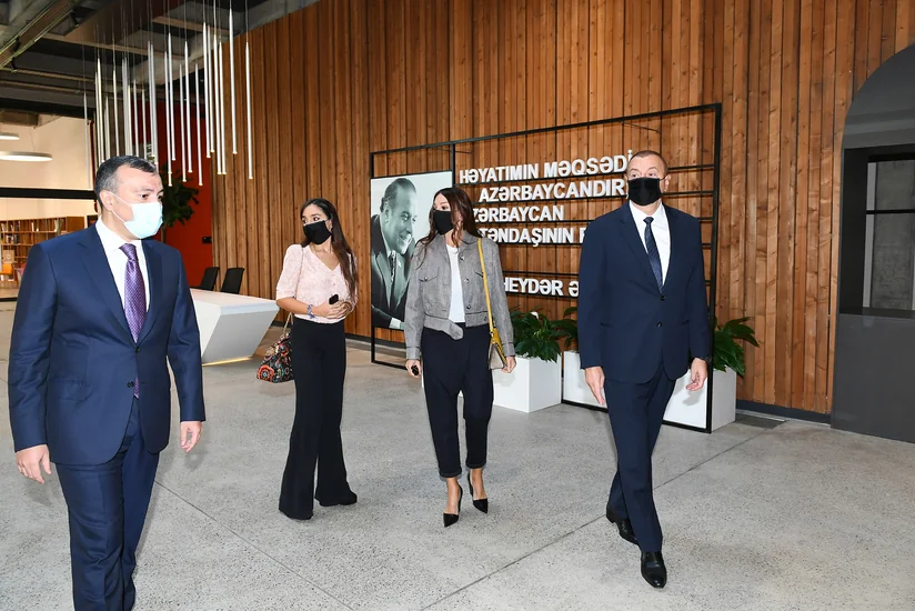 Prezident və birinci xanım DOST İnklüziv İnkişaf və Yaradıcılıq Mərkəzinin açılışında iştirak ediblər