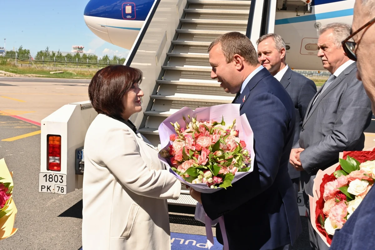 VI çağırış Milli Məclisin sədri Sahibə Qafarova Rusiyaya gedib