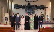 Dini Komitə yanında İctimai Şuranın üzvləri Müqəddəs Məryəm Katolik Kilsəsini ziyarət ediblər
