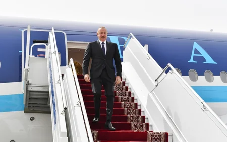 Prezident İlham Əliyev Tacikistana səfərə gedib
