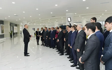 Prezident Abşeron Olimpiya İdman Kompleksinin açılışında iştirak edib