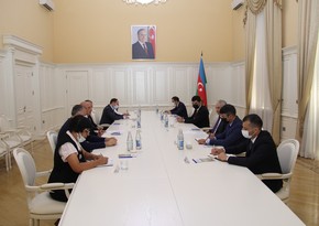 Gürcüstan nümayəndə heyətinə Qarabağda aparılan yenidənqurma işləri barədə məlumat verilib