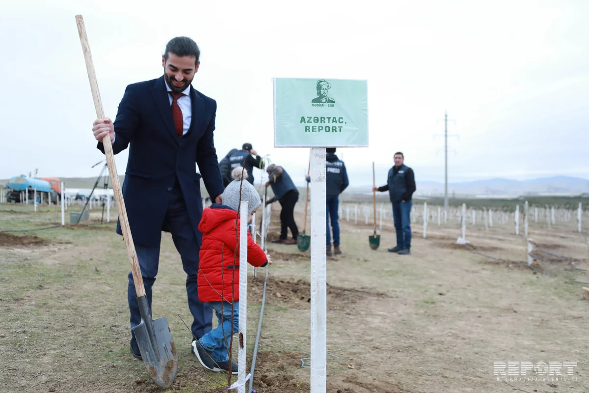 Report News Agency takes part in tree planting campaign - VIDEO