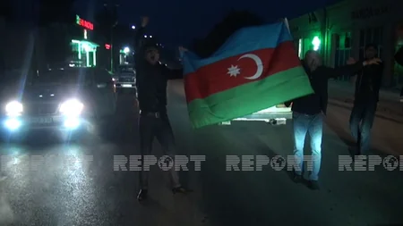 Жители Кюрдемира восторженно встретили весть о победе