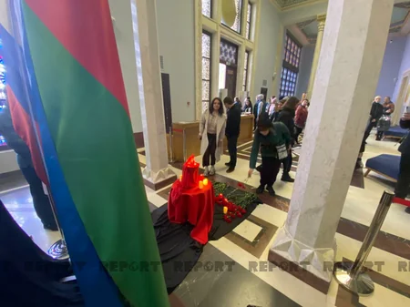 Fighters who died in World War II commemorated in Azerbaijan's VDNkh pavillion