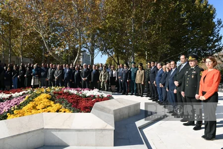 Babək rayonunda şəhidlər abidə-memorial kompleksi istifadəyə verilib