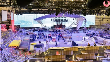 First images of stage construction for Eurovision 2017 in Kyiv presented