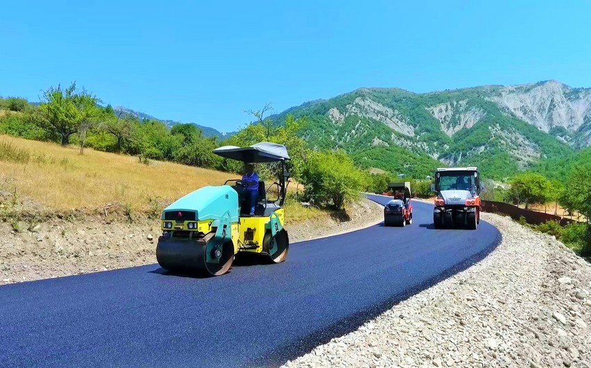 İsmayıllıda qədim tarixə malik kəndlərə aparan yollar yenidən qurulur