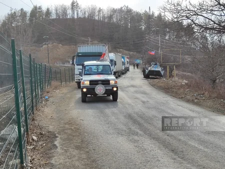 По дороге Ханкенди-Лачын беспрепятственно проехали автомобили МККК