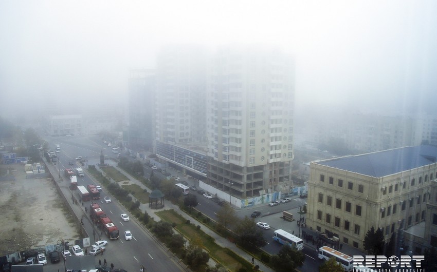 Dust and smoke predicted in Azerbaijan today and tomorrow