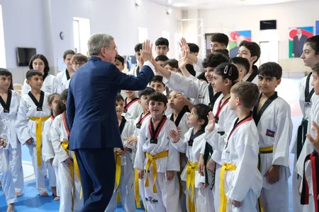 Tomas Bax Azərbaycan Taekvondo Federasiyasının qonağı olub