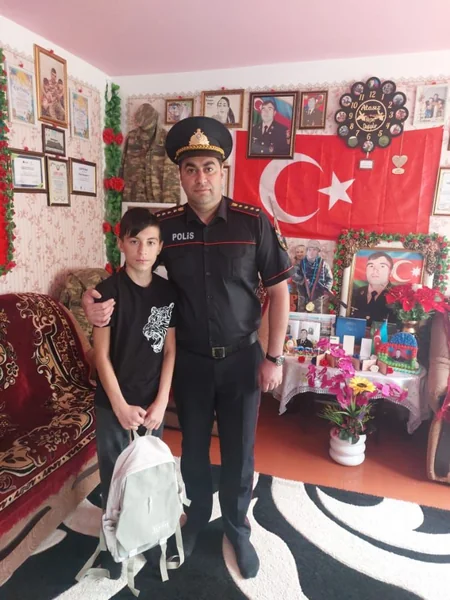 Daşkəsəndə şəhid və aztəminatlı ailələrin övladları ilə görüş olub