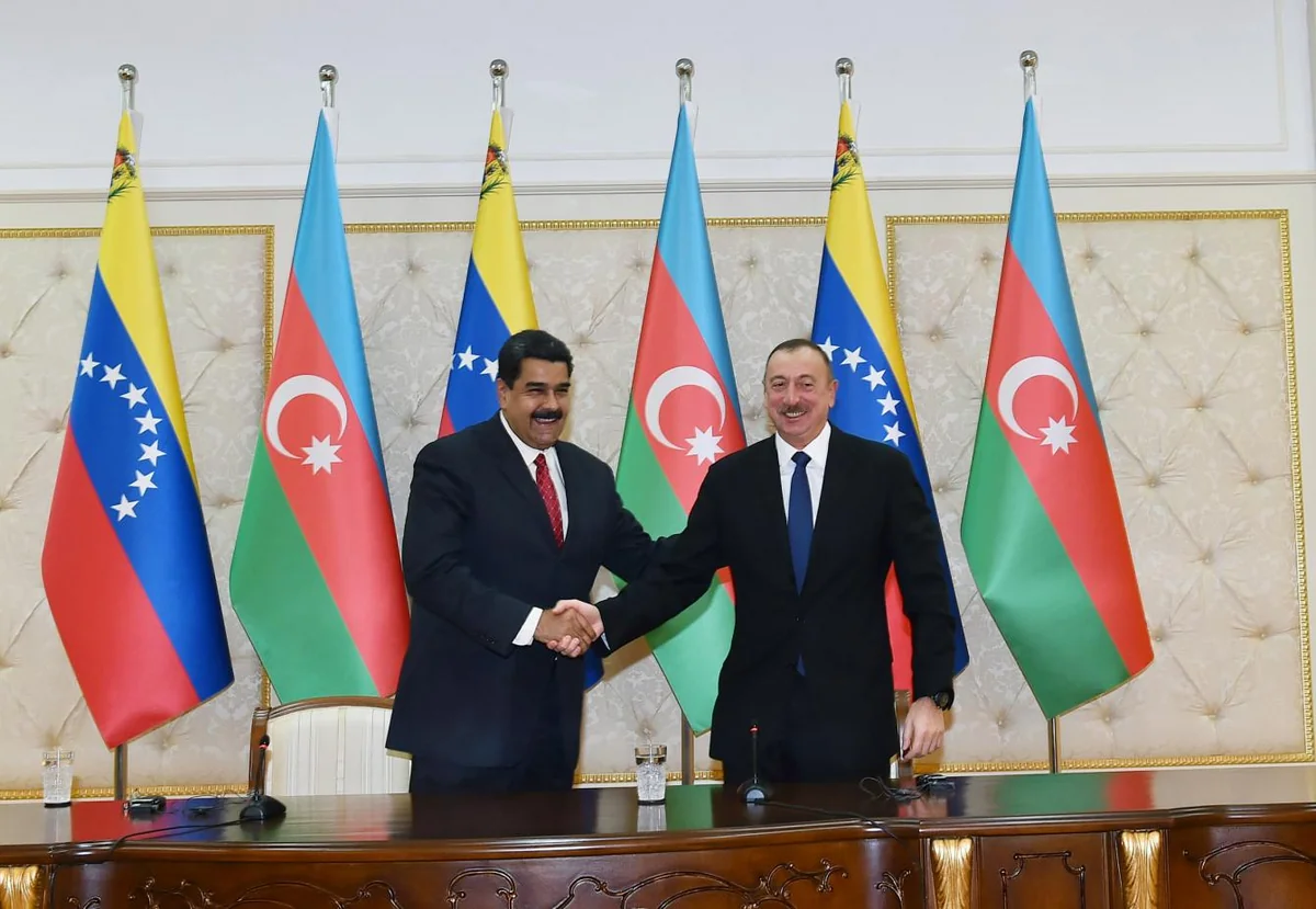 Nikolas Maduro Prezident İlham Əliyevi seçkilərdə qələbəsi münasibətilə təbrik edib