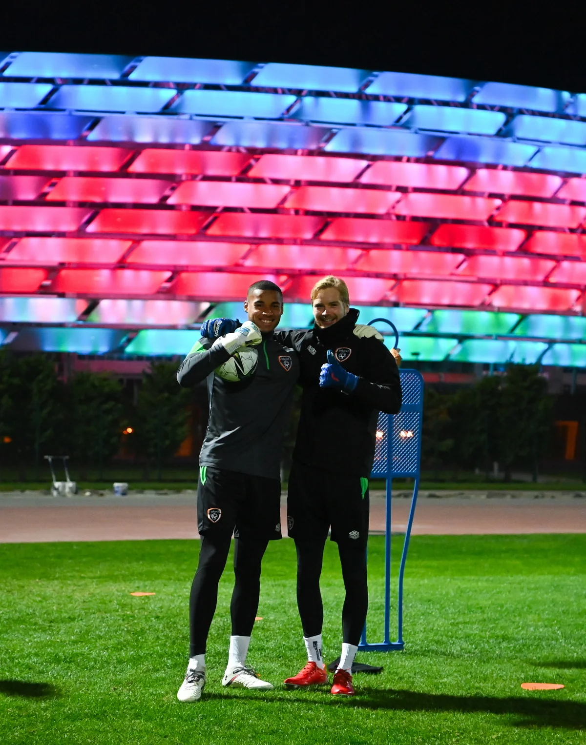 İrlandiya millisi Bakıda ilk məşqinə çıxıb