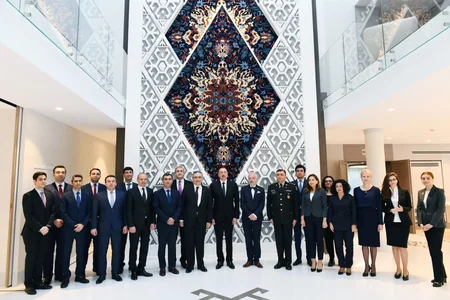 President Ilham Aliyev attends inauguration of new building of Azerbaijan's Embassy in Belgium