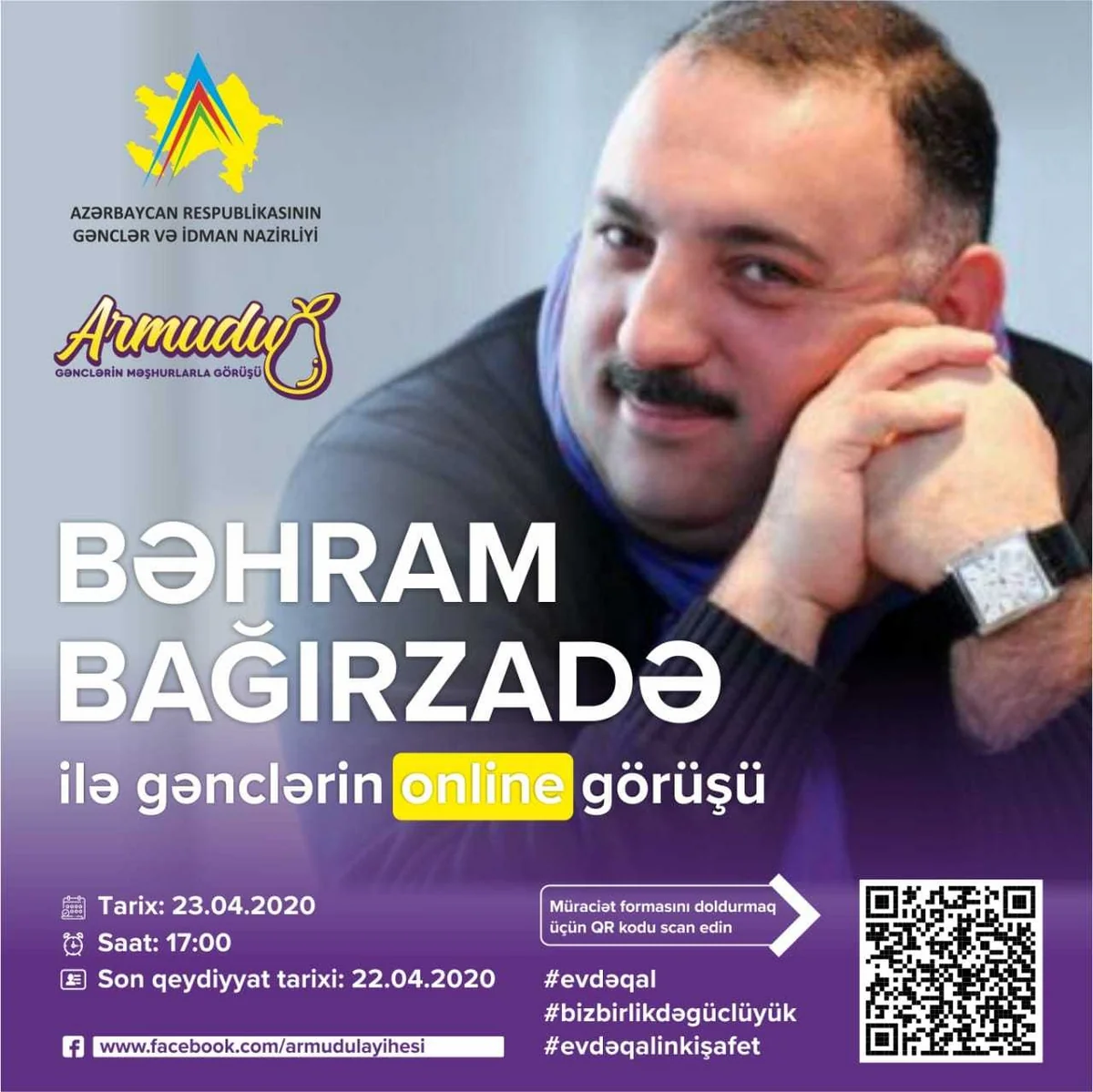Bəhram Bağırzadə ilə onlayn görüş olacaq