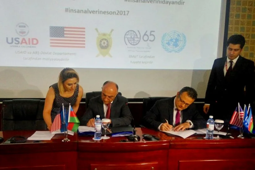 Gəncədə İnsan Alverinə Qarşı Dünya Mübarizə Günü ilə əlaqədar tədbir keçirilib