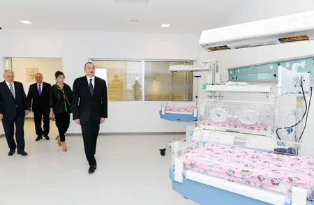 Prezident İlham Əliyev Qobustan Rayon Mərkəzi Xəstəxanasının açılışında iştirak edib - YENİLƏNİB