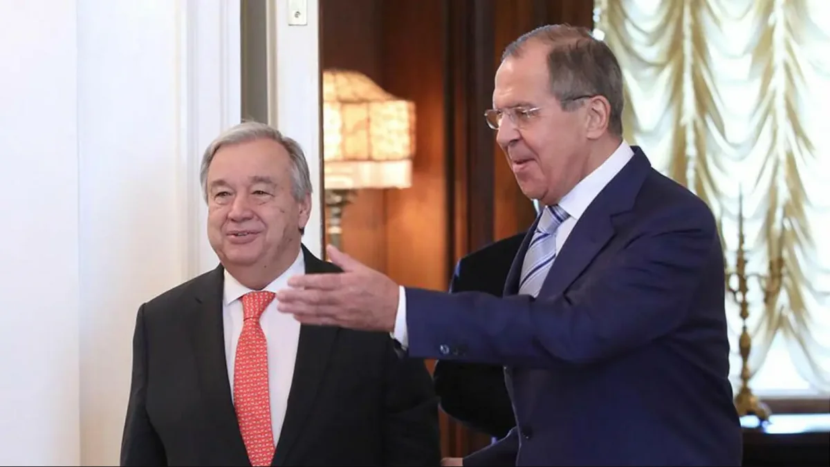 Lavrov, Guterres mull grain crisis