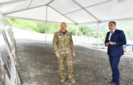 İlham Əliyev Göygöl, Kəlbəcər və Laçına səfər edib