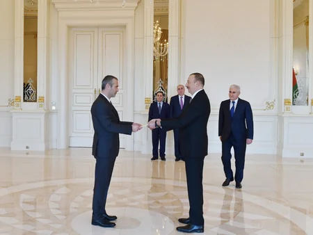 President Ilham Aliyev received credentials of Swedish and Slovenian Ambassadors