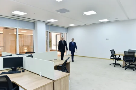 Prezident İlham Əliyev YAP-ın yeni inzibati binasının açılışında iştirak edib - YENİLƏNİB