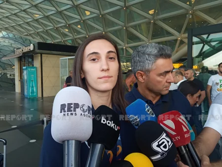 İslamiadada iştirak etmiş Azərbaycan idmançılarının bir qismi Vətənə qayıdıb