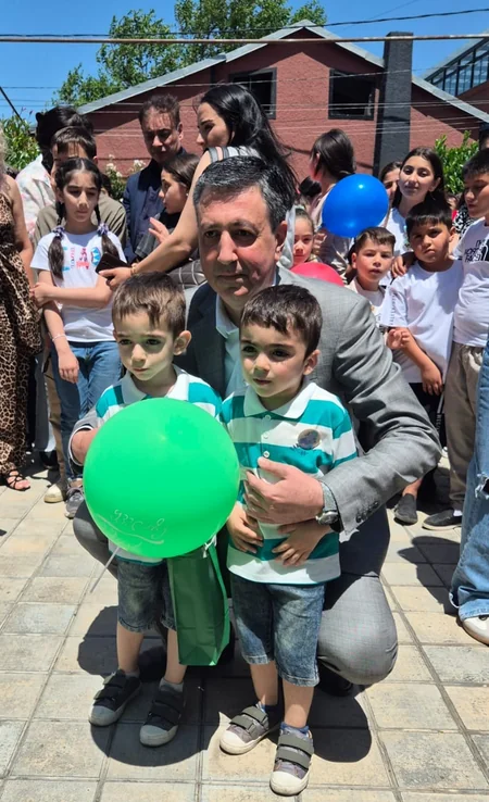 Gürcüstanda Nərimanovun ev muzeyində Uşaqların Müdafiəsi Günü münasibətilə tədbir keçirilib