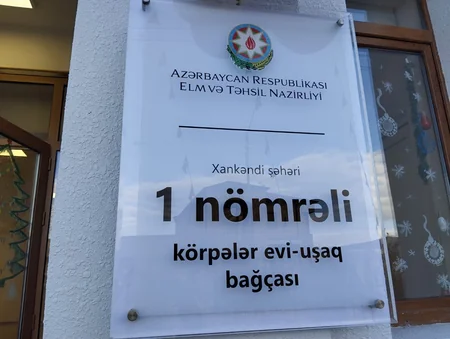 Xankəndi və Xocalıda yeni uşaq bağçaları fəaliyyətə başlayıb