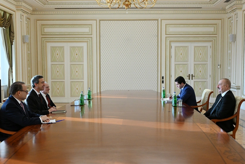 Президент Ильхам Алиев принял президента и новоизбранного президента AIPAC