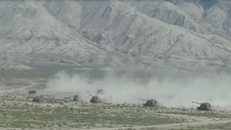 Начался первый этап крупномасштабных учений Вооруженных сил Азербайджана