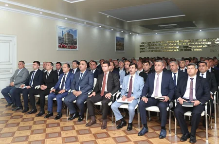 KOBİA обсудила с предпринимателями в Агджабеди развитие малого и среднего бизнеса