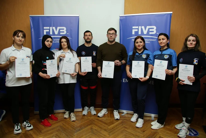 Azərbaycan Voleybol Federasiyasının məşqçi-müəllimlər üçün təşkil etdiyi kurs başa çatıb