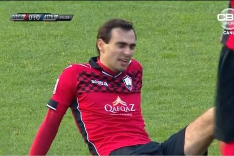 Qəbələnin futbolçusu oyun vaxtı başından zədə alıb - ƏLAVƏ OLUNUB