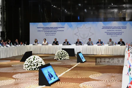 Bakıda “Konstitusiya normalarının tətbiqi vasitəsilə qanunvericiliyin inkişafı” mövzusunda beynəlxalq konfrans keçirilib - YENİLƏNİB