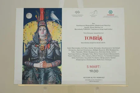 Heydər Əliyev Mərkəzində Türk dünyası rəssamlarının “Tomris” adlı sərgisi keçirilib