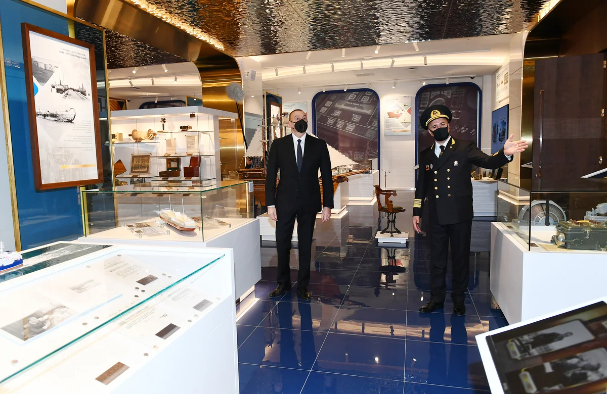 Ilham Aliyev inaugurates new administrative building of Caspian Sea Shipping Company
