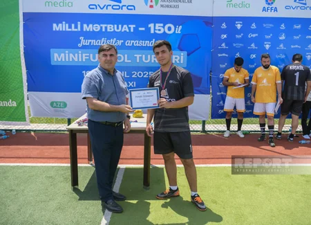 Milli Mətbuat - 150 minifutbol turnirinin qalibi müəyyənləşib