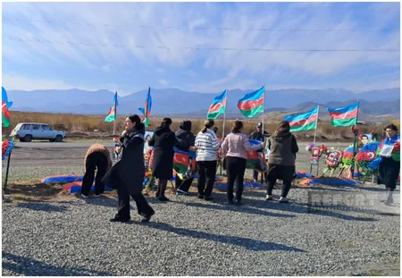 Families of missing Karabakh war soldiers visit liberated territories