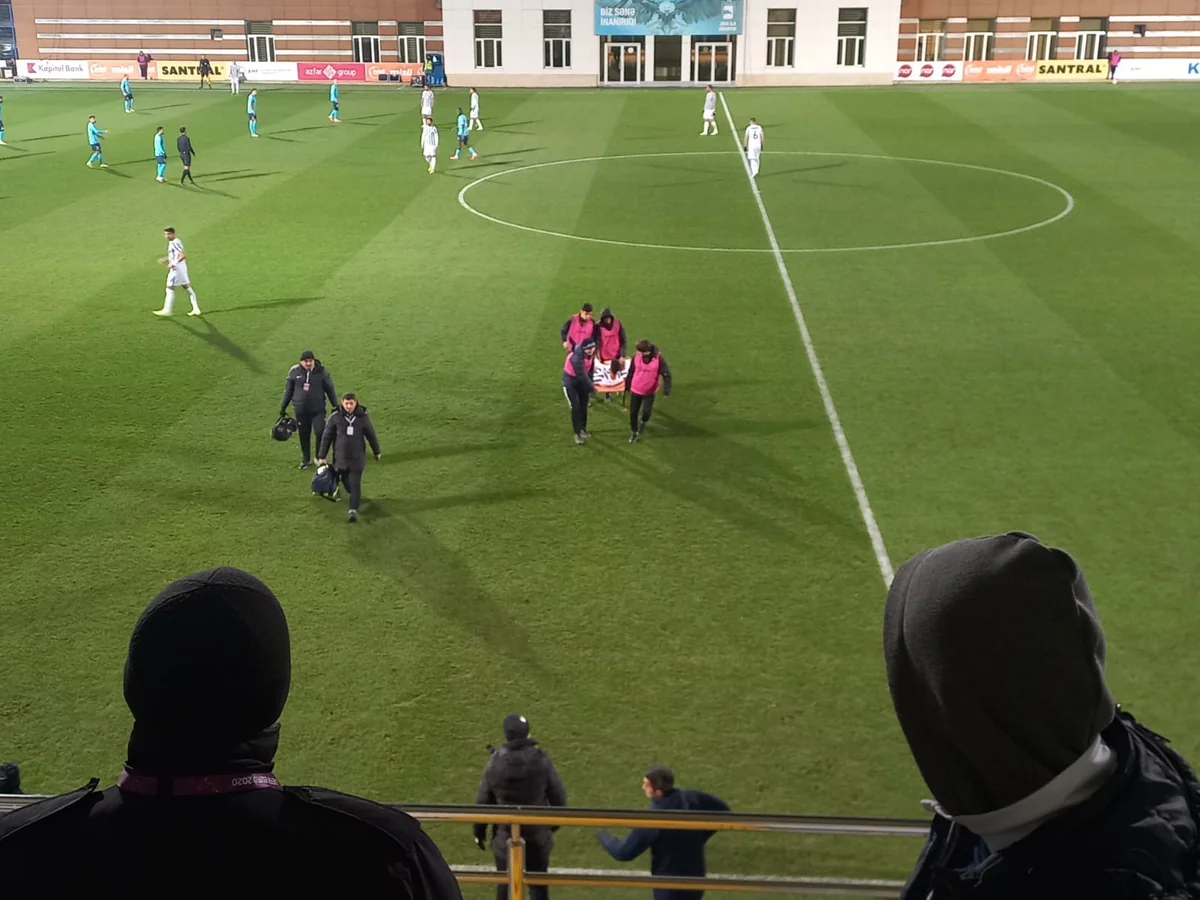Neftçinin aparıcı futbolçusu zədələnib