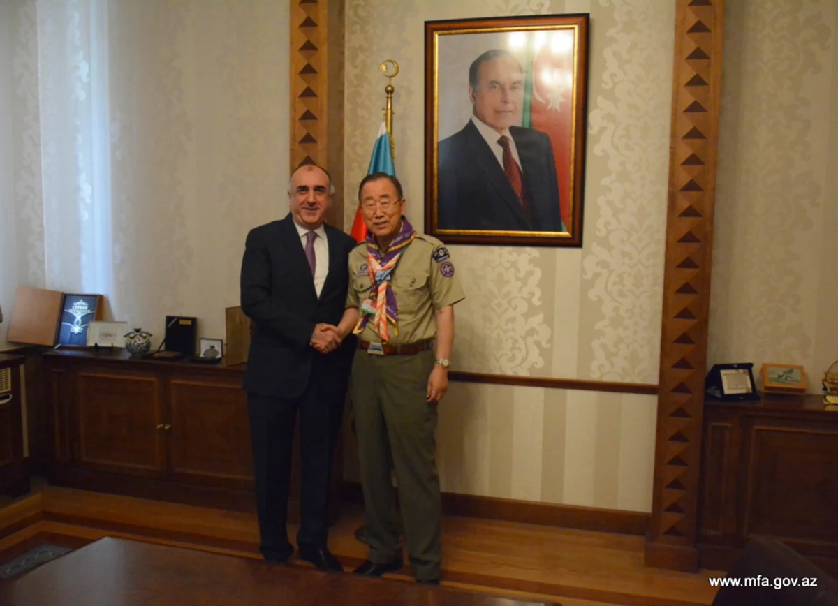 Elmar Məmmədyarov BMT-nin keçmiş baş katibi ilə görüşüb