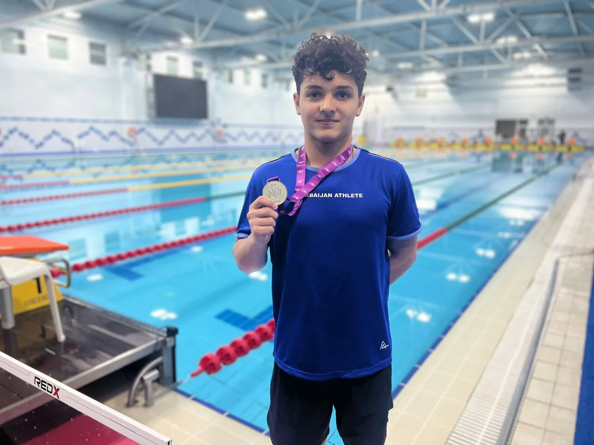 Azərbaycan paraüzgüçüsü Gimnaziadada gümüş medal qazanıb