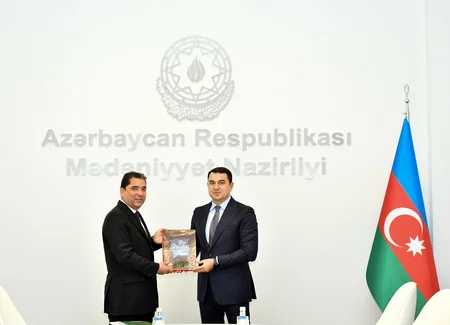 Azərbaycanla Türkmənistan arasında mədəniyyət sahəsində əməkdaşlığın dərinləşdirilməsi məsələləri müzakirə edilib
