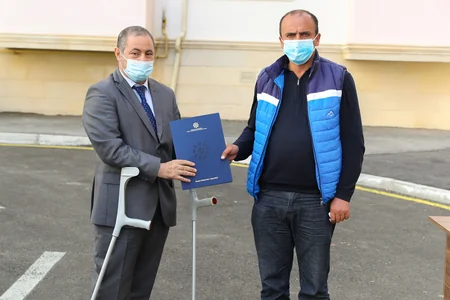 Şəhid ailələri və müharibə əlillərinə daha 50 mənzil təqdim olundu