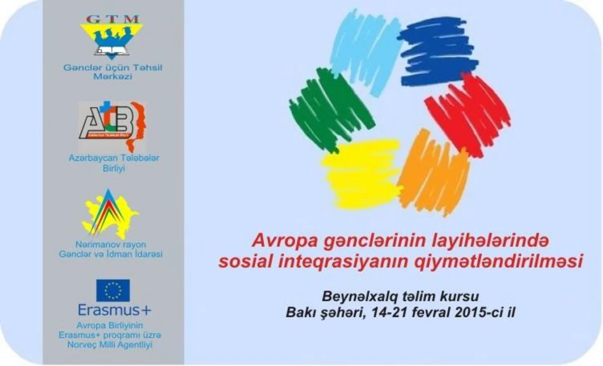 Gənclər üçün beynəlxalq təlim kursuna start verilir