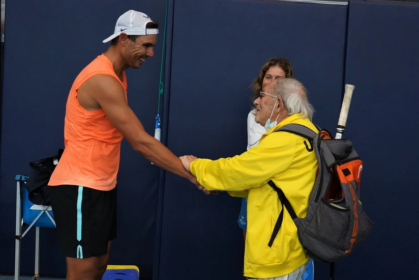 Rafael Nadal 97 yaşlı həmkarı ilə tennis oynayıb