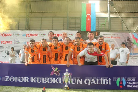 Zəfər Kubokunun qalibi və finalçısı mükafatlandırılıb